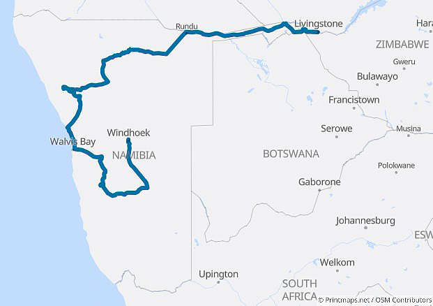 Desert, Dunes and Waterfalls - Private Safaris