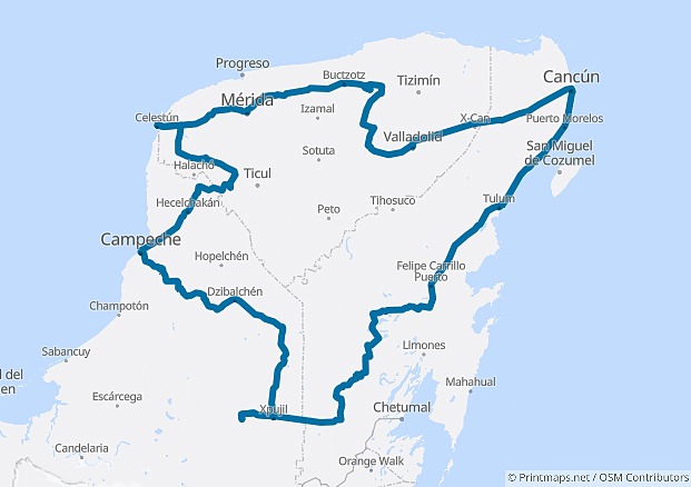 Höhepunkte Yucatan mit Calakmul - Latino Travel